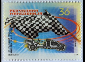 Makedonien 14. Juni 2006 Michel Nr. 393 100 Jahre Grand Prix Automobilrennen