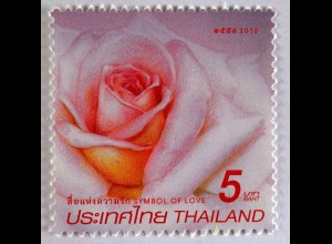 Thailand 2015, MiNr. 3464, Valentinstag - Rose "Prinzessin Sirindhorn"