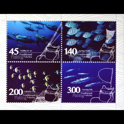 Tokelau Inseln 2015 Block 57 Traditionelles Fischen