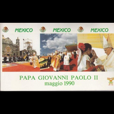 Vatikan, Papstreisebelege - Papst Johannes Paul II 06. - 14.05.1990