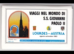 Vatikan, Papstreisebelege - Papst Johannes Paul II August - September 1983