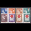 Paraguay, Motivbriefmarken aus JG 1960-81, neun komplette Sätze, siehe Bilder