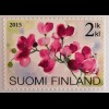Finnland Finland 2015, Michel Nr. 2383-84, Blumen, Wildrose, Orchidee, 2 Werte