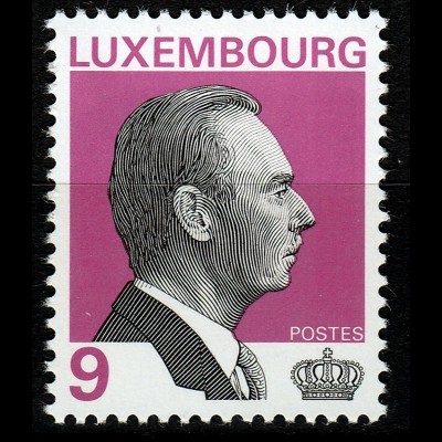 Luxemburg 2000 Michel Nr. 1498 Freimarke Großherzog Jean von Luxemburg