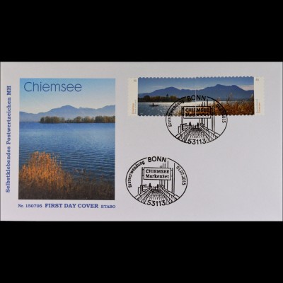 Chiemsee Panoramen Bund Ersttagsbrief FDC Nr. 3167-68