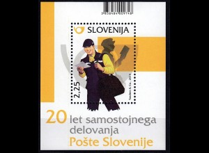 Slowenien Slovenia 2015 Block 79 20 Jahre slowenische Post