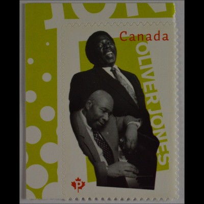 Kanada 2013, Michel Nr. 2933, Oliver Jones, geb. 1934, Jazzpianist und Komponist