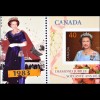 Kanada 2012, Michel Nr. 2820 Kleinbogen, Thronbesteigung Königin Elisabeth II. 