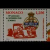 Monako Monaco 2015 Block 114 125 Jahre Automobil Club Rennsportwagen