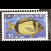 Türkei Turkey 2011, Mi.Nr. 3877-79, Fische aus heimischen Gewässern, Knurrhahn