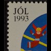 auf isländisch Jól 1993 Briefmarkensatz aus Island