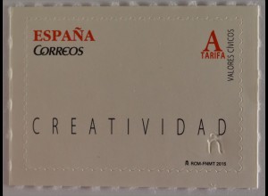 Spanien España 2015 Michel Nr. 4989 Kreativität Staatsbürgerliche Werte